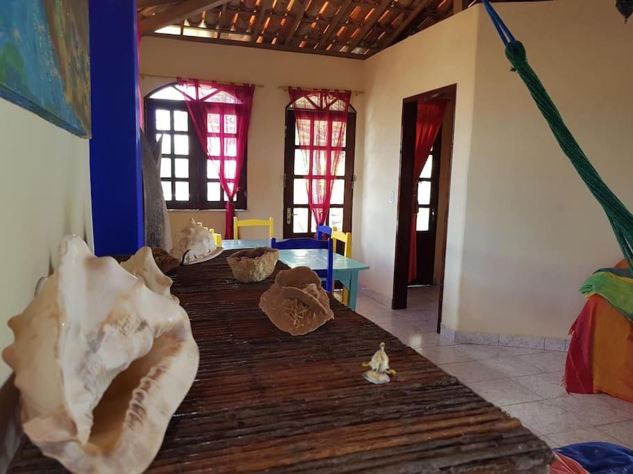 Villa Charming Blue House With Kitchen Parking And Garden à Canoa Quebrada Extérieur photo